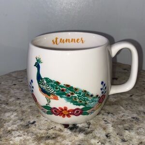 Opalhouse Stunner Peacock Colorful Porcelain Mug-2019